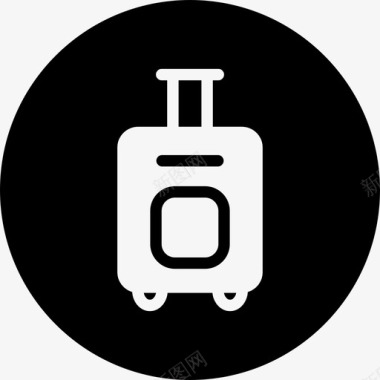 手提箱行李夏季轮班装图标图标