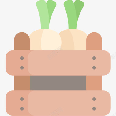 蔬菜秋季73平坦图标图标