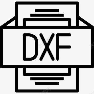 3dm文件Dxf文件类型3线性图标图标