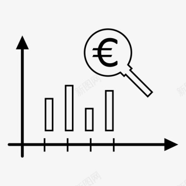 预测欧元预测分析图表图标图标