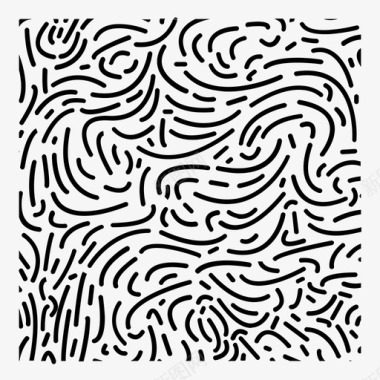 纹理图案有机图案蠕虫混沌纹理图标图标