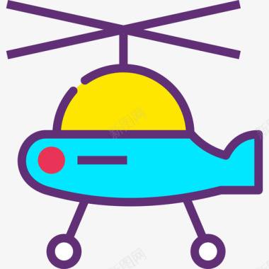 直升机直升机婴儿54魔法图标图标