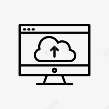 上传服务器上传数据托管互联网图标图标