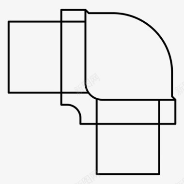 数码配件弯管连接配件图标图标