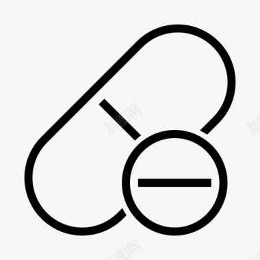 草本药物药物健康医学图标图标