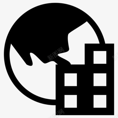全球系统全球计算机网络连接图标图标