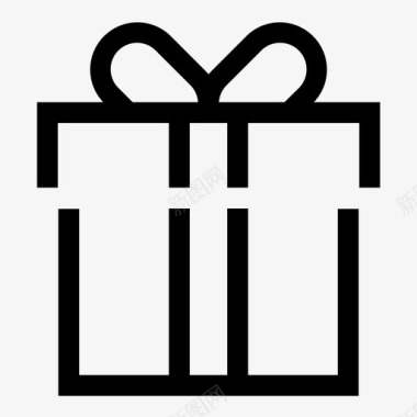 礼品盒礼品包情人节图标图标