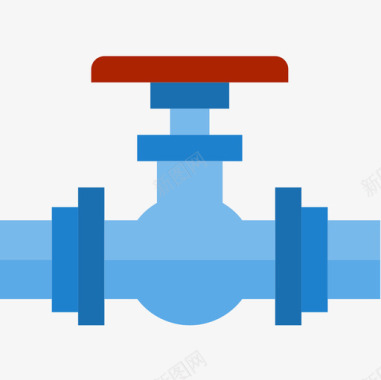 修理管道阀门管道工工具7扁平图标图标