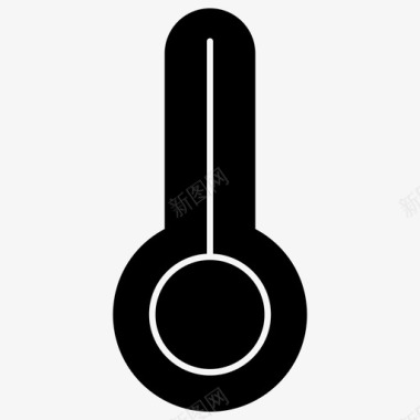 温度计天气符号图标图标