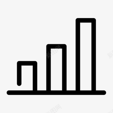 数学标识符条形图数学质量图标图标