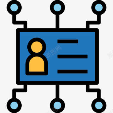 剖面的剖面图gdpr12线型颜色图标图标