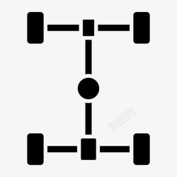 车辆零部件底盘汽车零部件图标高清图片