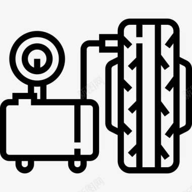 轮胎标志轮胎汽车维修14直列式图标图标