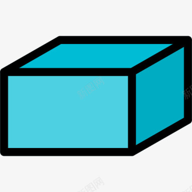 六面体六面体形状13线形颜色图标图标