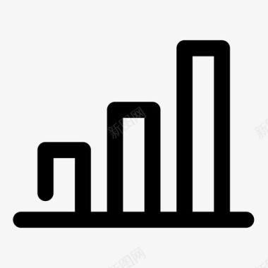 数学标识符条形图数学质量图标图标