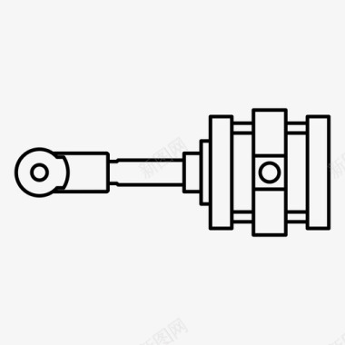 拉帐篷slb气缸液压气动图标图标