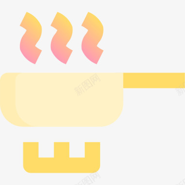 厨师烹饪55黄色图标图标