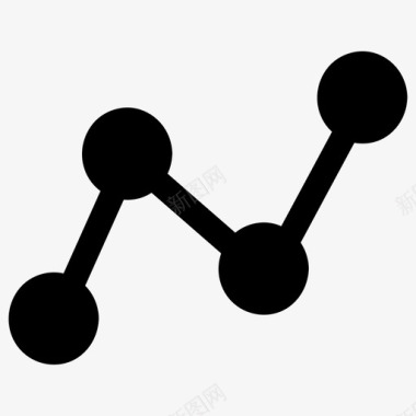 活动素材矢量图表活动折线图图标图标