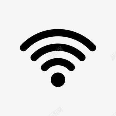 科技感线路wifi连接互联网图标图标