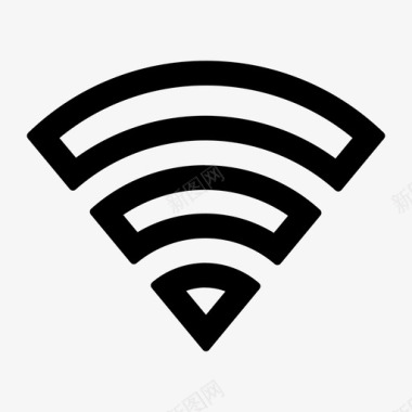 数字77wifi通信连接图标图标