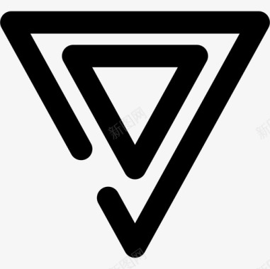 底部导航icon4产量gps导航4线性图标图标