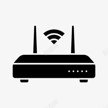 wifi路由器设备家用电器图标图标