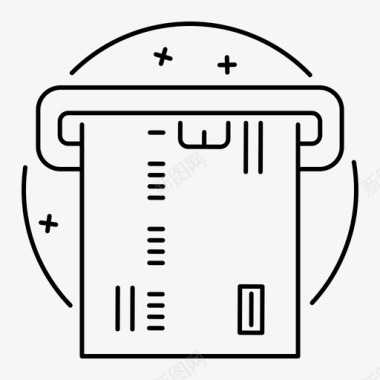 金融商务atm卡商务信用卡图标图标