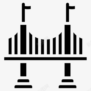 桥建筑图桥桥城市生活2填充图标图标