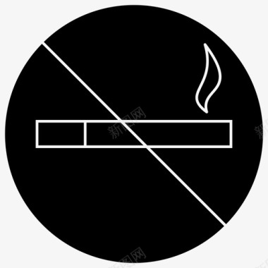 禁烟标志禁烟禁烟区图标图标