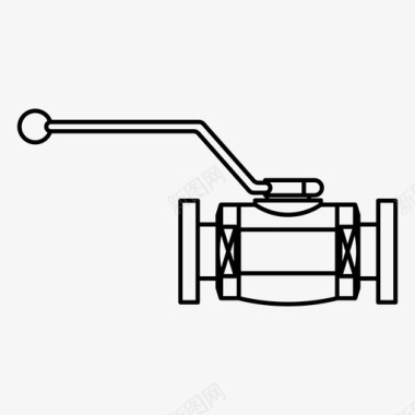 球阀水龙头液压图标图标