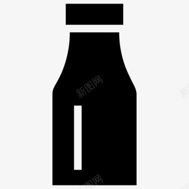 奶瓶包装一次性餐具字形图标图标