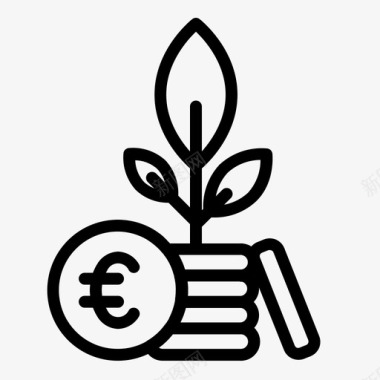 网络金融投资商业金融图标图标