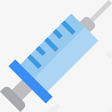 做卫生注射器卫生保健19扁平图标图标