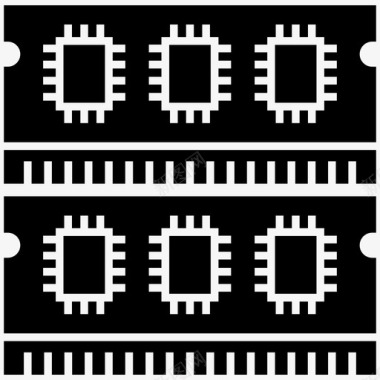 英特尔处理器微处理器电路板计算机处理器图标图标