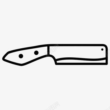 刀子厨房工具图标图标