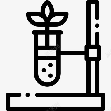 陆行生物生物学生物学3线性图标图标