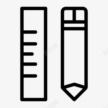 绘图工具建筑测量图标图标