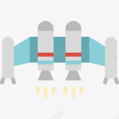 矢量图ai喷气式ai5扁平图标图标