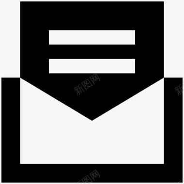 消息邮件电子邮件信封图标图标