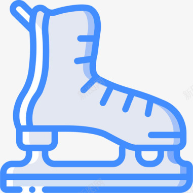 溜冰运动和游戏5蓝色图标图标
