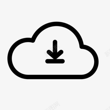 手机云服务应用云保存图标图标