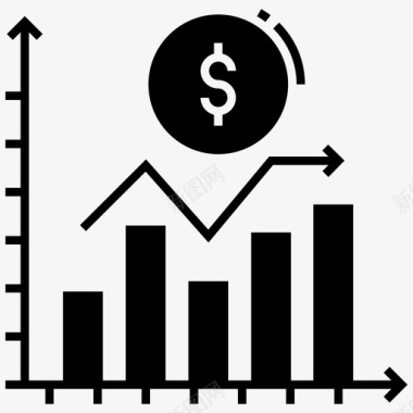财务经营分析财务图表分析业务评估图标图标