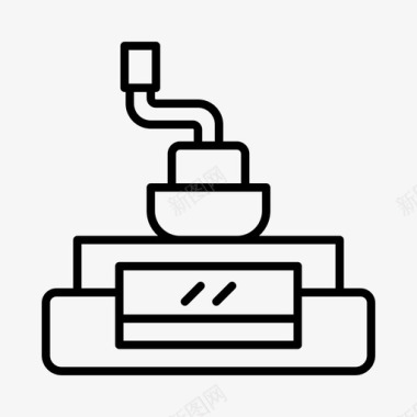 有网研磨咖啡研磨机电器咖啡磨图标图标