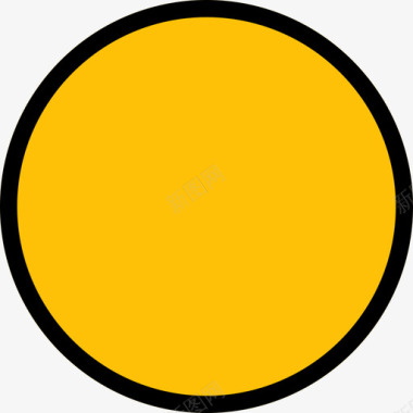 圆形形状13线性颜色图标图标