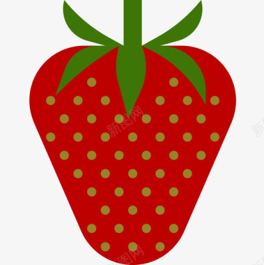 草莓天然香味淡味图标图标