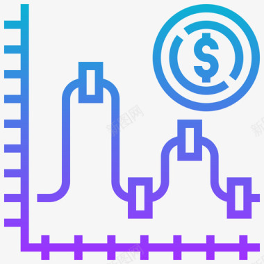 0投资储蓄与投资图表6梯度图标图标