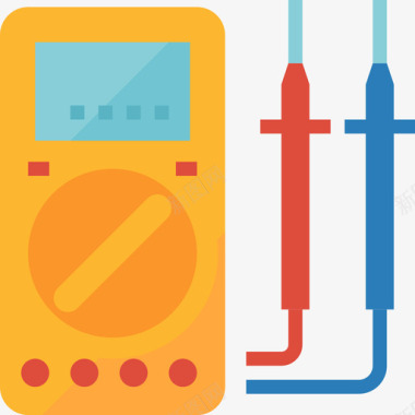 扁平风科技万用表汽车维修12扁平图标图标
