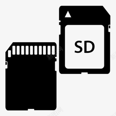存储卡sd盘芯片卡设备图标图标