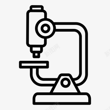 智慧出行显微镜实验实验室图标图标