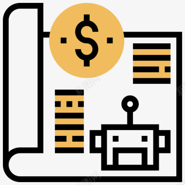 未来工程成本机器人工程3黄影图标图标